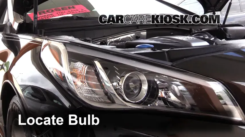 2016 Hyundai Sonata Eco 1.6L 4 Cyl. Turbo Lights Highbeam (replace bulb)
